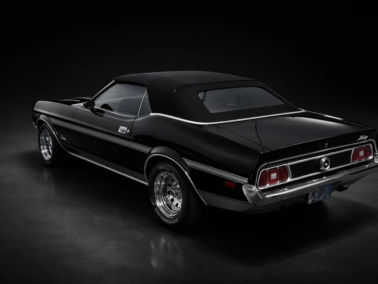 Dark Pedigree — 1971 Ford Mustang Mach 1 Convertible by BCAutowerx