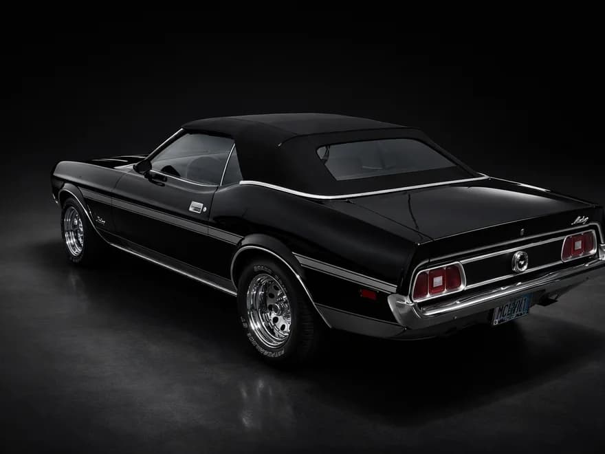 Dark Pedigree — 1971 Ford Mustang Mach 1 Convertible