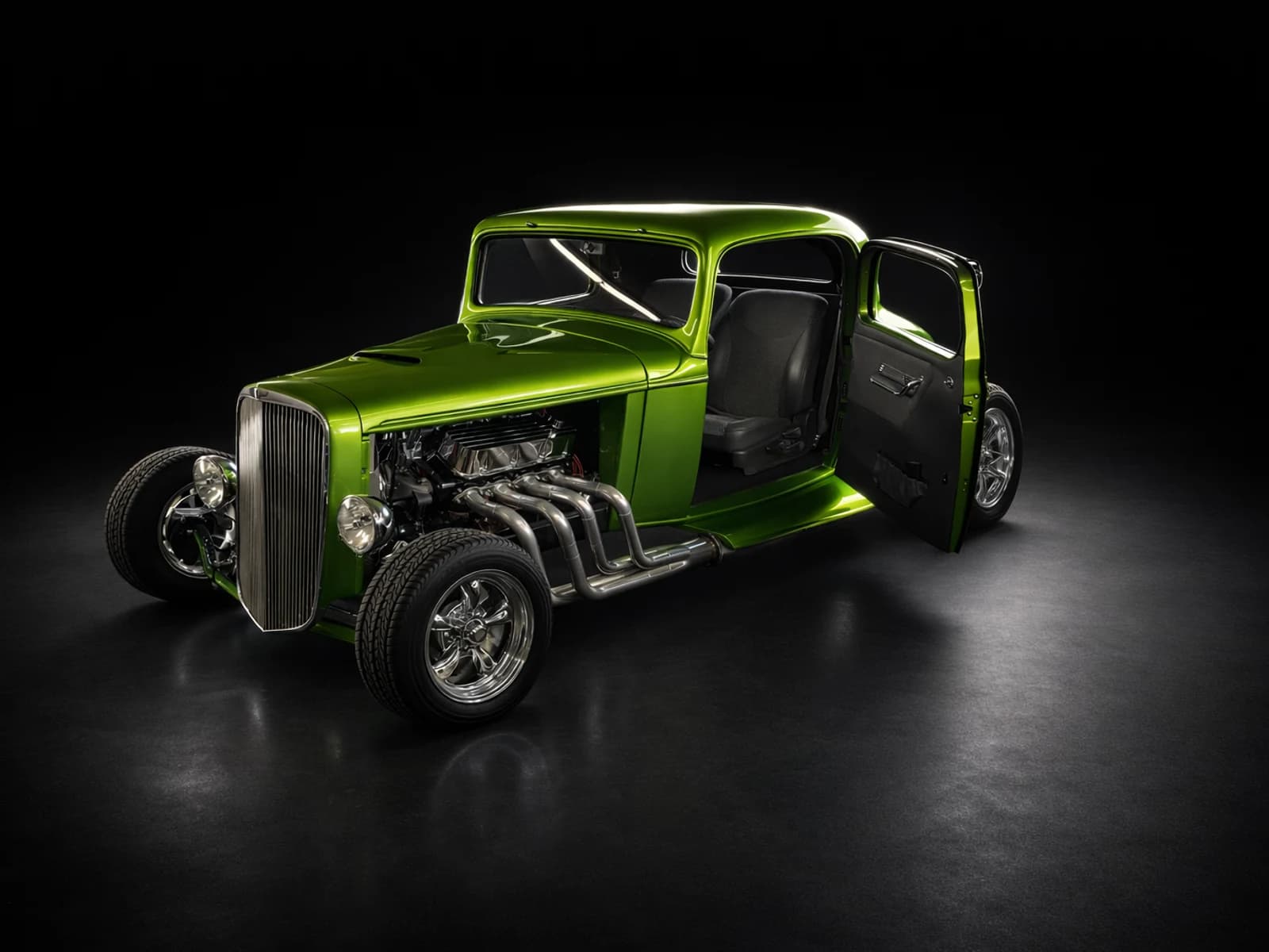 Venom Green — 1932 Ford 3-Window Coupe Hot Rod by BCAutowerx
